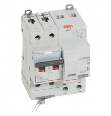 Выключатель автоматический дифференциального тока DX3 6000 2п 40А С 300мА тип AС (4 мод)  411176  Legrand