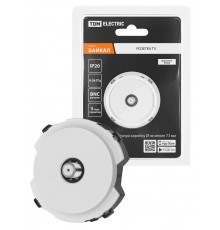 Розетка TV/SAT оконечная белая, "Байкал"   SQ1819-0020  TDM