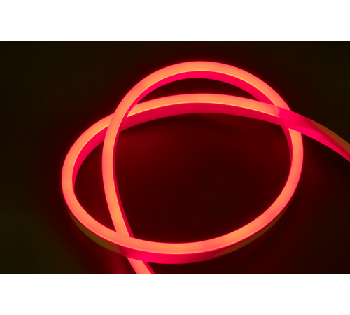 Светодиодная лента "Неон" PFN-01 2835/120 220V 6w/m 8*16mm Red IP65 50m  .5016477A  Jazzway
