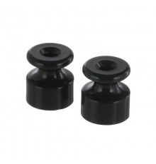 Фиксатор кабеля (изолятор)для внешней проводки кабеля (черный) LK Vintage (1уп = 5шт)  888308-5  Ecoplast