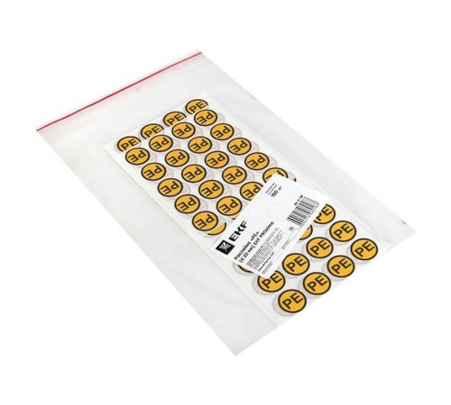 Наклейка PE (1шт) (d20мм) PROxima  an-2-08  EKF