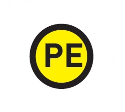 Наклейка PE (1шт) (d20мм) PROxima  an-2-08  EKF