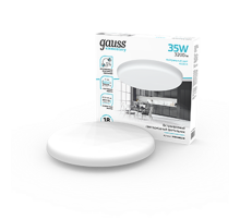 Светильник встраиваемый downlight Elementary Adjustable Frameless FL круг 35W, 3200lm, 4000K, 223mm, монтаж 55-190, 1/30  9034460236  Gauss