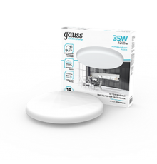 Светильник встраиваемый downlight Elementary Adjustable Frameless FL круг 35W, 3200lm, 4000K, 223mm, монтаж 55-190, 1/30  9034460236  Gauss