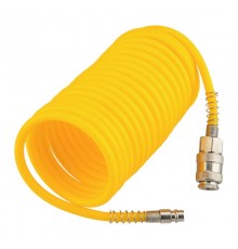 Шланг спиральный для компрессора, с быстросъемным соединением, 5м  KR-16-1171  KRANZ