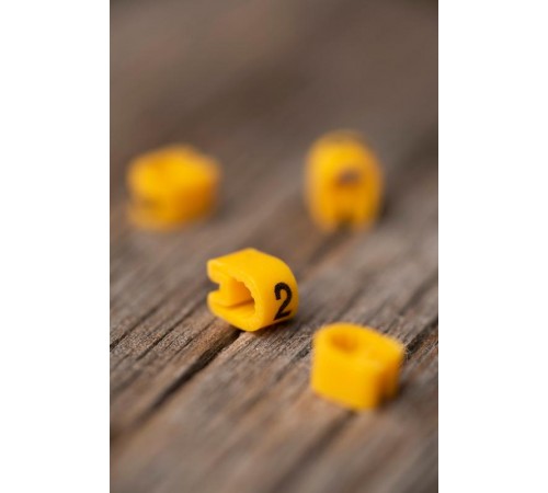 Маркер-кабельный 2,5кв.мм "2" (1000шт.) (ЕС-1) EKF PROxima  plc-KM-2.5-2  EKF