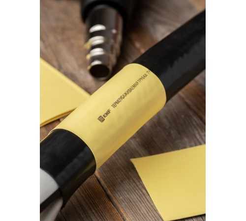 Термоусаживаемая трубка ТУТ нг 40/20 желтая EKF PROxima  tut-40-y  EKF