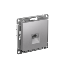 AtlasDesign Алюминий Розетка компьютерная RJ45, механизм  ATN000383  SE