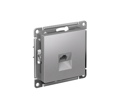 AtlasDesign Алюминий Розетка компьютерная RJ45, механизм  ATN000383  SE