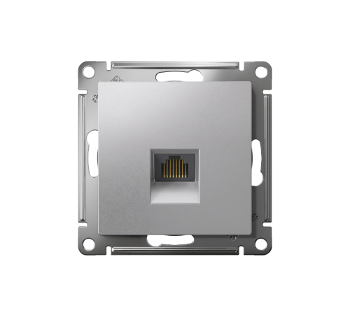 AtlasDesign Алюминий Розетка компьютерная RJ45, механизм  ATN000383  SE