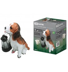 Светильник садово-парковый ПП-094 "Собака с фонарем", на солнечных батареях, 24x14x25 см, TDM  SQ0330-0138  TDM