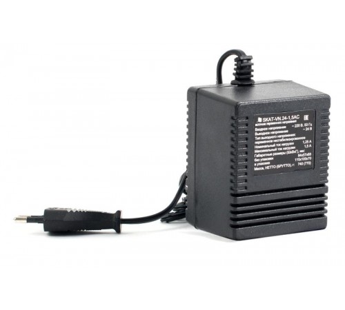 SKAT-VN.24-1,5АС Источник питания не бесперебойный, выход 24VAC, ток 1,5А  137  Бастион