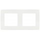 Рамка для розеток и выключателей ЭРА Серия 12 12-5002-01М на 2 поста, белый матовый   Б0065736  ЭРА