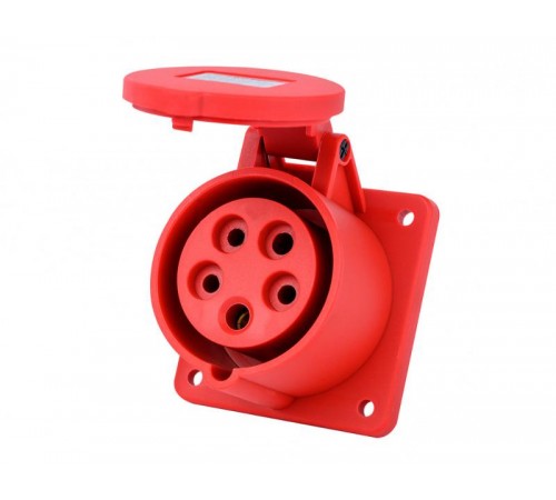 Розетка для скрытой проводки 3Р+РЕ+N 16А 380В IP44 РЩ-103  26264DEK  DEKraft