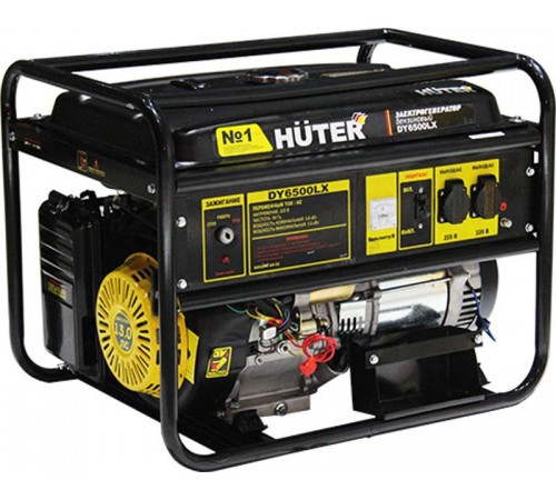 Электрогенератор DY6500LX-электростартер   64/1/7  HUTER