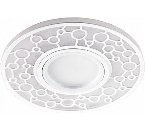 Светильник встраиваемый с LED подсветкой CD990 потолочный MR16 G5.3 белый  32669  Feron