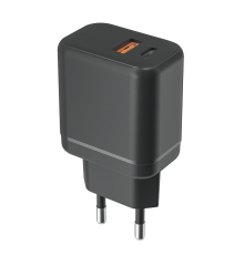 Зарядное устройство   PA-20AС-bk черный (20Вт, USB-A, Type-C)  .5048799  ФАZA