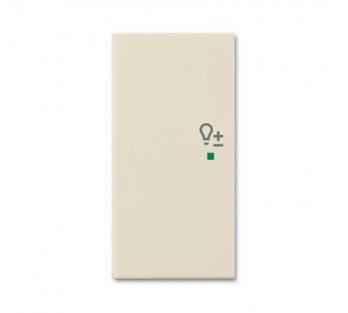 SRD-2-L-92 Клавиша двойная левая free@home, светорегулятор, Basic 55, цвет слоновая кость  6220-0-0644   2CKA006220A0644  ABB