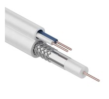 Кабель ККСВ-В+2х0,5 мм (бухта 100 м) белый  01-4001  REXANT