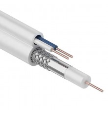 Кабель ККСВ-В+2х0,5 мм (бухта 100 м) белый  01-4001  REXANT