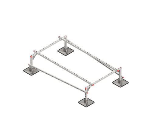 Опорная конструкция для установки оборудования TECHNORAPTOR STEELFOOT 1200х2000 тип 1  KM-TR-STF-SSEI-1200-2000-1  КМ - профиль