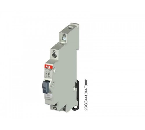 Выключатель кнопочный с подсветкой белый E217-16-10B220  2CCA703165R0001  ABB