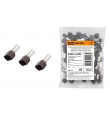 Наконечник штыревой втулочный изолированный (двойной) НШвИ (2) 1,5х8 (100 шт)   SQ0521-0006  TDM