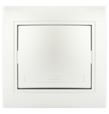 Переключатель  Plano 1-108-06 промежуточный, 10А-250В, IP20, СУ, перламутр   Б0053825  Intro