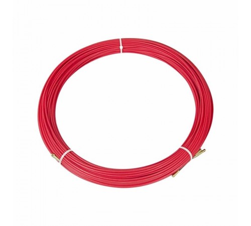 Протяжка кабельная (мини УЗК в бухте), стеклопруток, d=3,5 мм 50 м красная  47-1050  REXANT