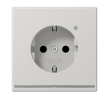SCHUKO-розетка с LED подсветкой LS1520-OLGLNW Jung