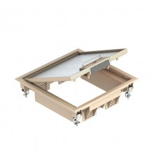 Лючок GES4U (универсальный) 6xModul45 (для 2хUT3, полиамид, бежевый)  7405204  OBO Bettermann