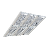 Светильник светодиодный промышленный Unit3 360/42000 K30 42000лм 360Вт 5000K IP67 0,98PF 70Ra intellect (с решеткой) лира DU360K30-5K-I-R-L  Diora