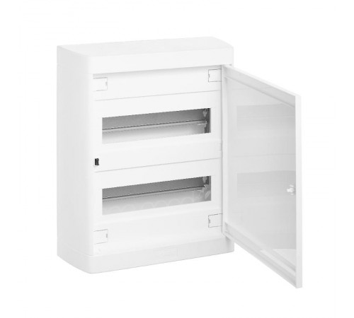 Накладной распределительный щит Nedbox - с белой дверью - 2 рейки х 12 (+1) модулей  601237  Legrand