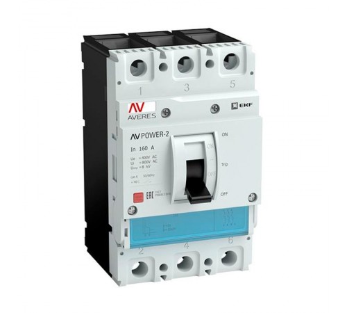 Выключатель автоматический AV POWER-1/3  10А 80kA TR AVERES  mccb-13-10H-TR-av  EKF