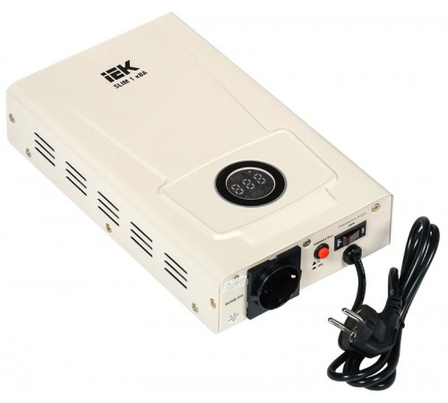 Стабилизатор напр. 1-ф. настен. 1кВА SLIM  IVS22-1-001-09  IEK