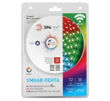 Комплект светодиодной ленты с Wifi контроллером 5050-30-RGB-IP65-Wifi-5m (12V)  Б0043446  ЭРА