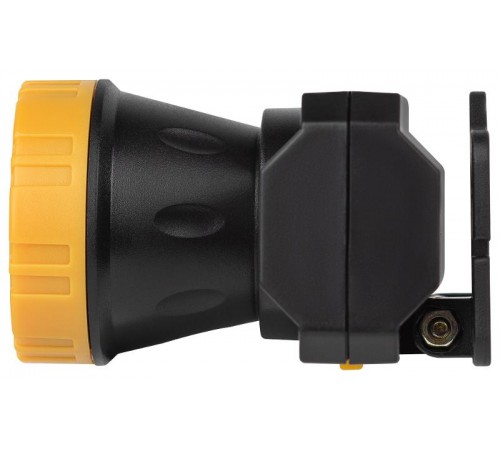 Фонарь налобный светодиодный GA-802 аккумуляторный мощный яркий 2 режима желто-черный  Б0055349  ЭРА