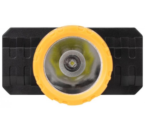 Фонарь налобный светодиодный GA-802 аккумуляторный мощный яркий 2 режима желто-черный  Б0055349  ЭРА