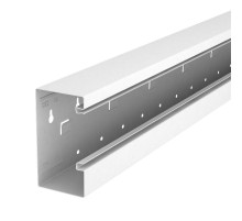 Кабель-канал Rapid 80, 70x130x3000 мм (без крышки) сталь, белый  6277407  OBO Bettermann