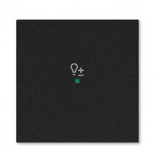 ABB Levit Антрацит Клавиша 1-ая с символом светорегулятора free@home  6220H-A01004 63  2CHH621004A4063  ABB