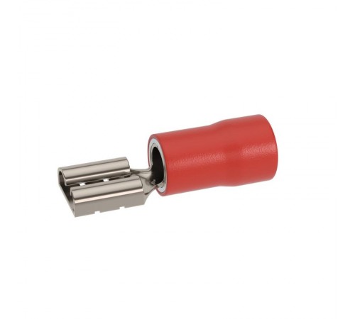 Наконечник-разъем плоский, розетка 2.8x0.5, изолированный фланец, для кабеля сечением до 1.5кв.мм  IFCS-1.5-2.8-5  DKC