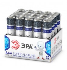 Батарейки LR03-20 bulk SUPER Alkaline (упак. 20шт.)  Б0054622  ЭРА