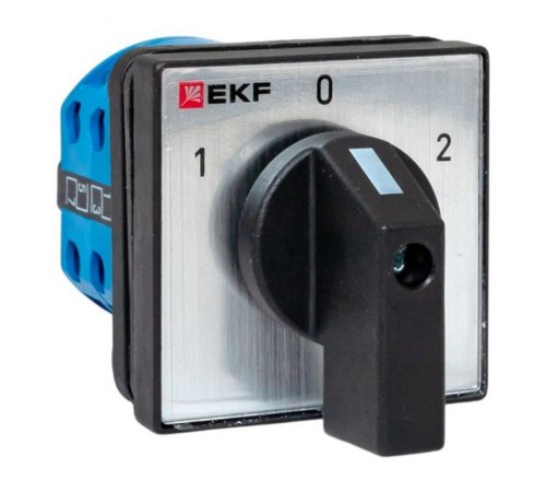 Переключатель кулачковый ПК-1-42 10А 2P "1-0-2" IP65  pk-1-42-10-65  EKF