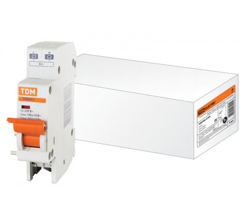 Расцепитель минимального и максимального напряжения РММ47 230В на DIN-рейку  SQ0206-0199  TDM