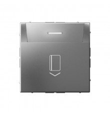 ArtGallery Сталь Выключатель карточный 10А, без задержки времени, быстрозажимные клеммы  GAL000914S  SE