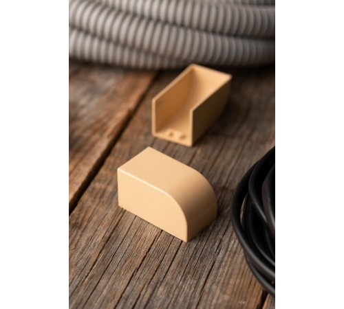 Заглушка (25х25) (4 шт) Plast EKF PROxima   под светлое дерево    ecl-25-25x4   EKF 