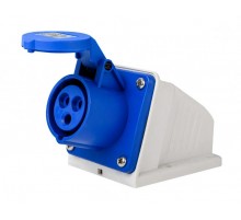 Розетка стац. 2Р+РЕ 32А 220В IP44 РС-103  26191DEK  DEKraft