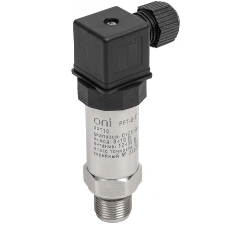 Преобр. давл. PPT10 0,5% 0-25Бар 0-10В M20 DIN43650  PPT-G-ST-025-0-10-3-2  ONI