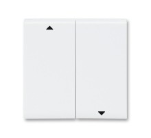 ABB Levit Белый / белый Сменная панель на клавишу для выключателя жалюзи Белый  ND3559H-A447/1 03  2CHH594471A8003  ABB