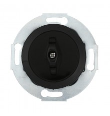 Выключатель поворотный (схема 5) 10 A, 250 B (черный) Vintage  880608-1  Ecoplast